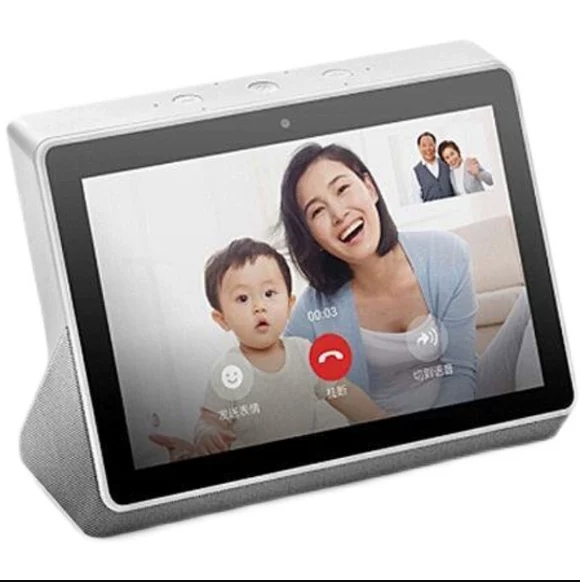 腾讯叮当老人双向视频通话陪护机器人家用 糖猫在家智能音响8寸