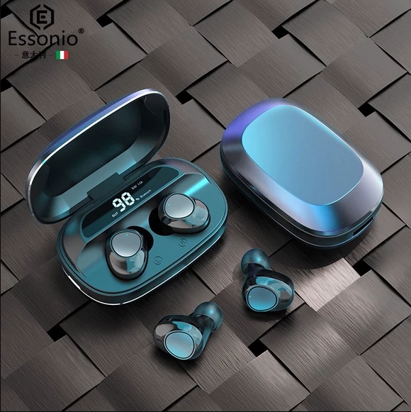 essonio真无线蓝牙耳机5.0入耳式运动跑步防水HIFI高音质游戏耳机